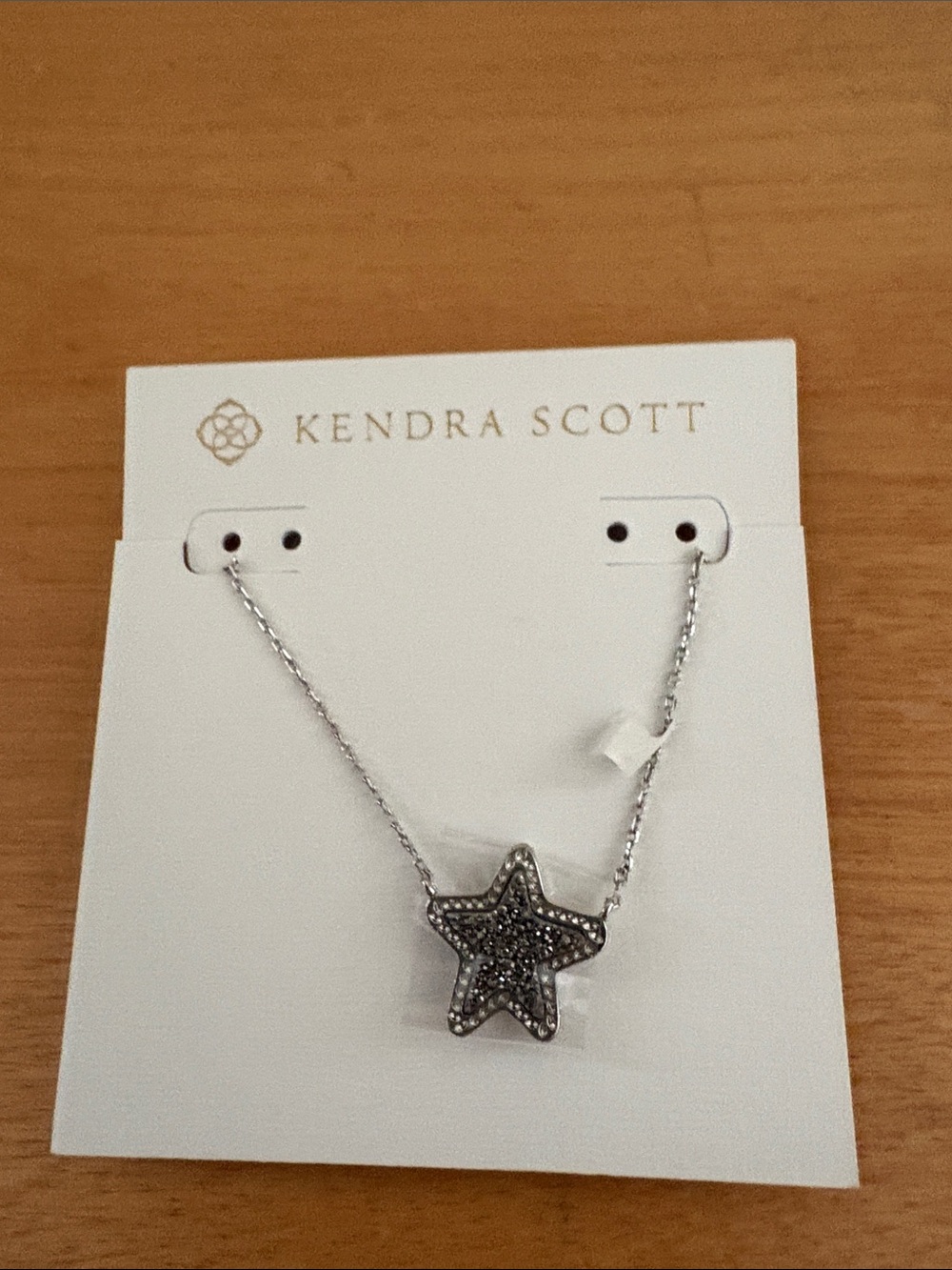 Kendra Scott Silver Pave Star Necklace